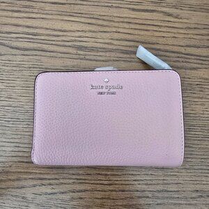 Kate Spade Lena Medium Pebbled Leather Bifold Wallet